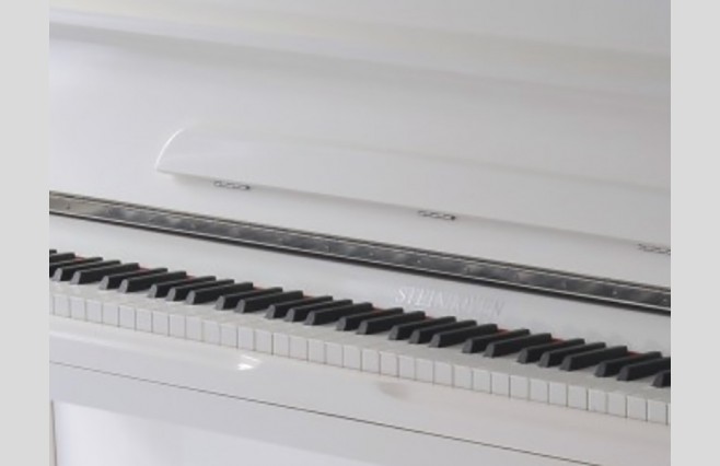 Steinhoven SU 121 Polished White Upright Piano - Image 2